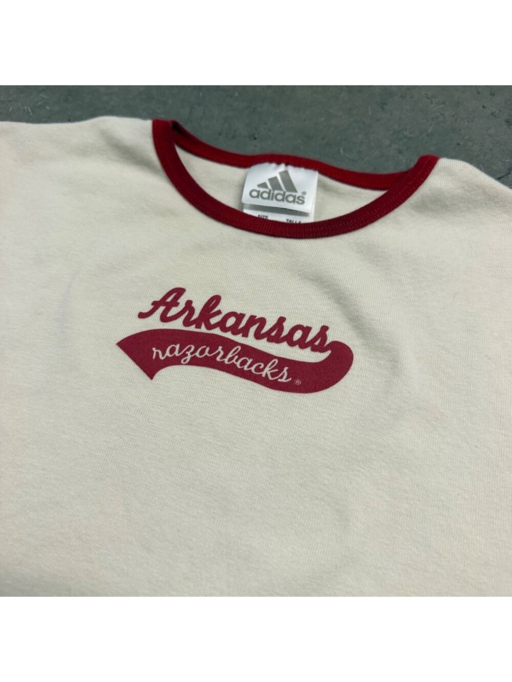 Vintage Adidas 1990s Arkansas Razorbacks Tee